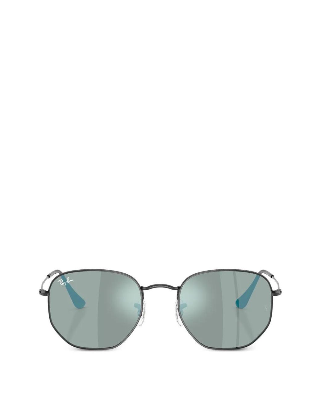 Ray-Ban Green Geometric-Frame Sunglasses