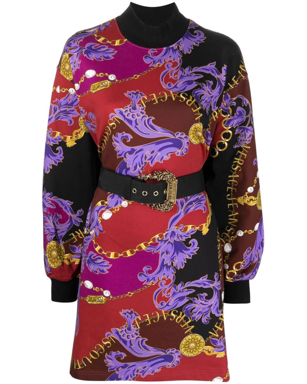 Versace Jeans Couture Multicolor Couture Dresses