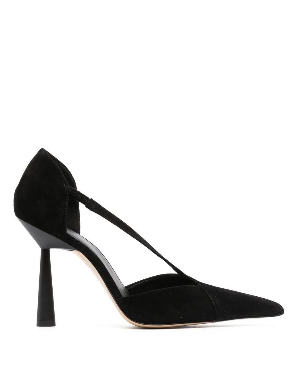 Gia Borghini Black 105Mm Pointed-Toe Pumps