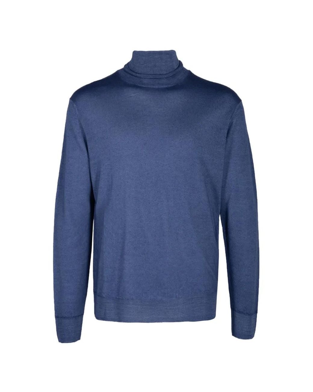 Altea Blue Turtleneck Sweater for men