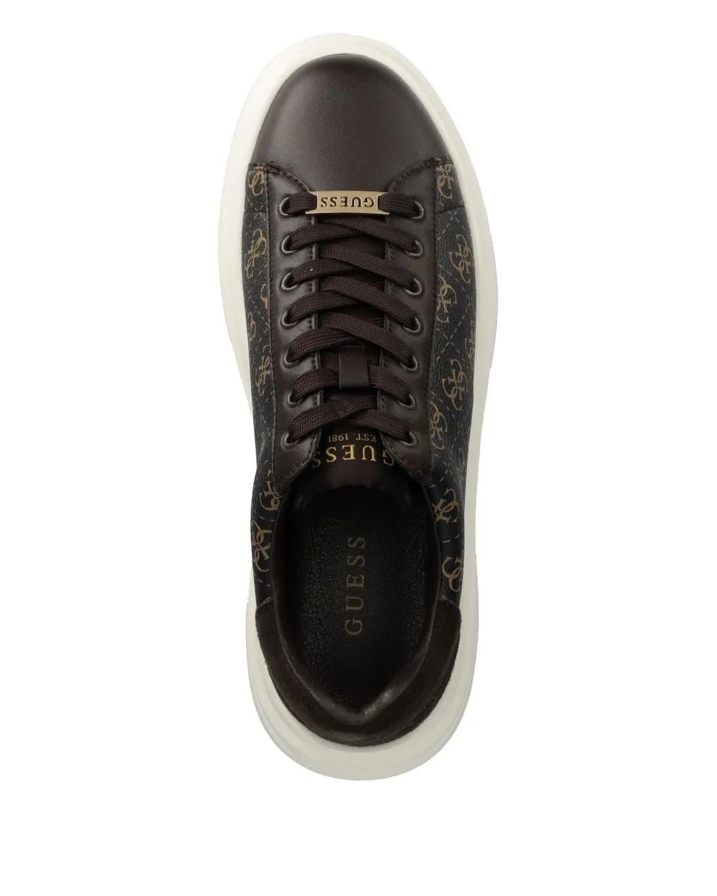 Guess Black Elba 4G Logo Sneakers for men