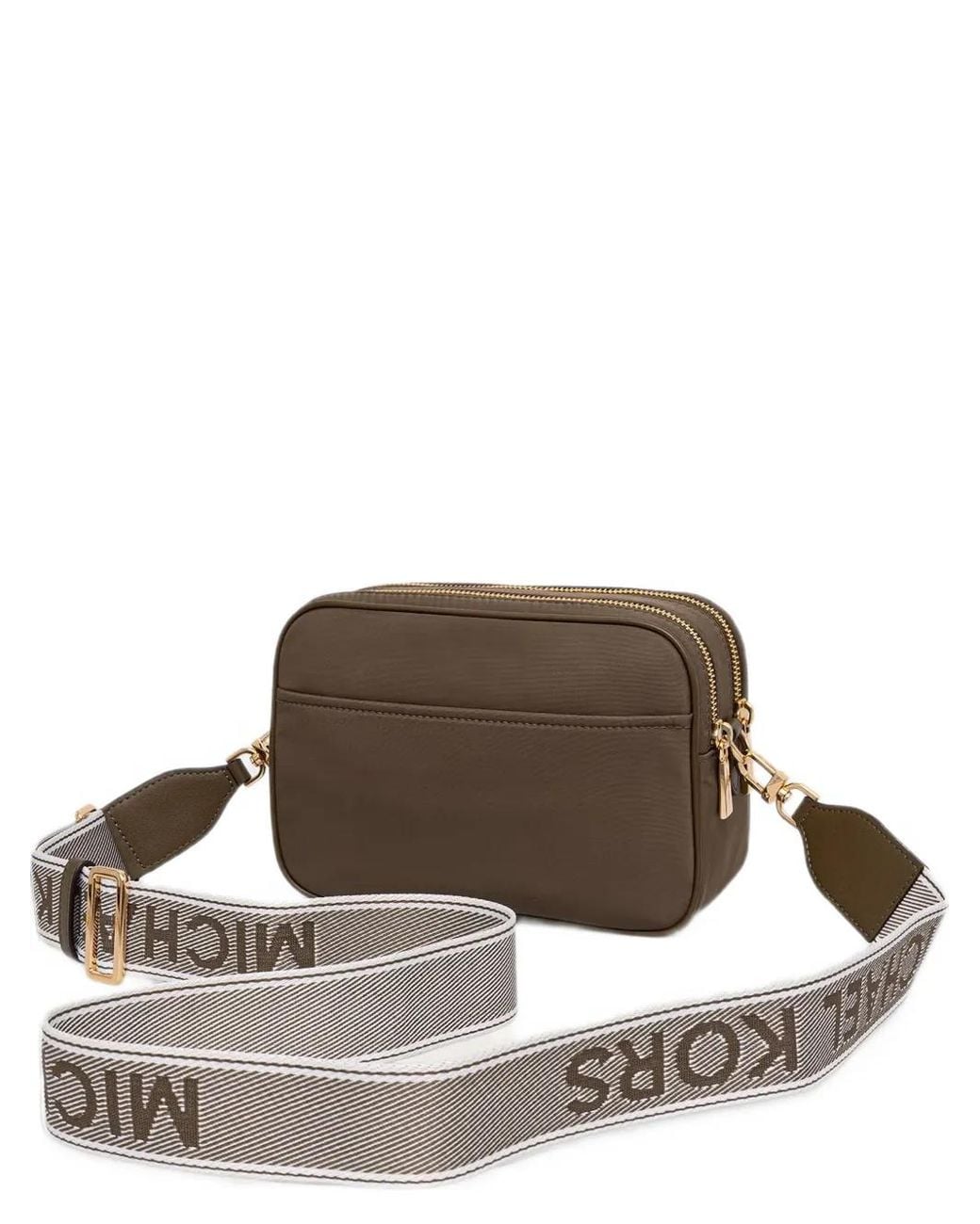 MICHAEL Michael Kors Bryant Medium Nylon Camera Crossbody Bag in Brown ...