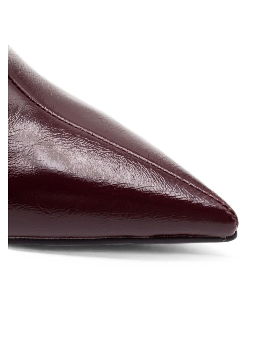 Twentyfourhaitch Purple Bottines Brillantes À Bout Pointu