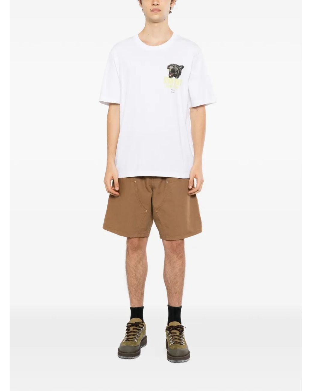 Stan Ray White Paint Crop Tee for men