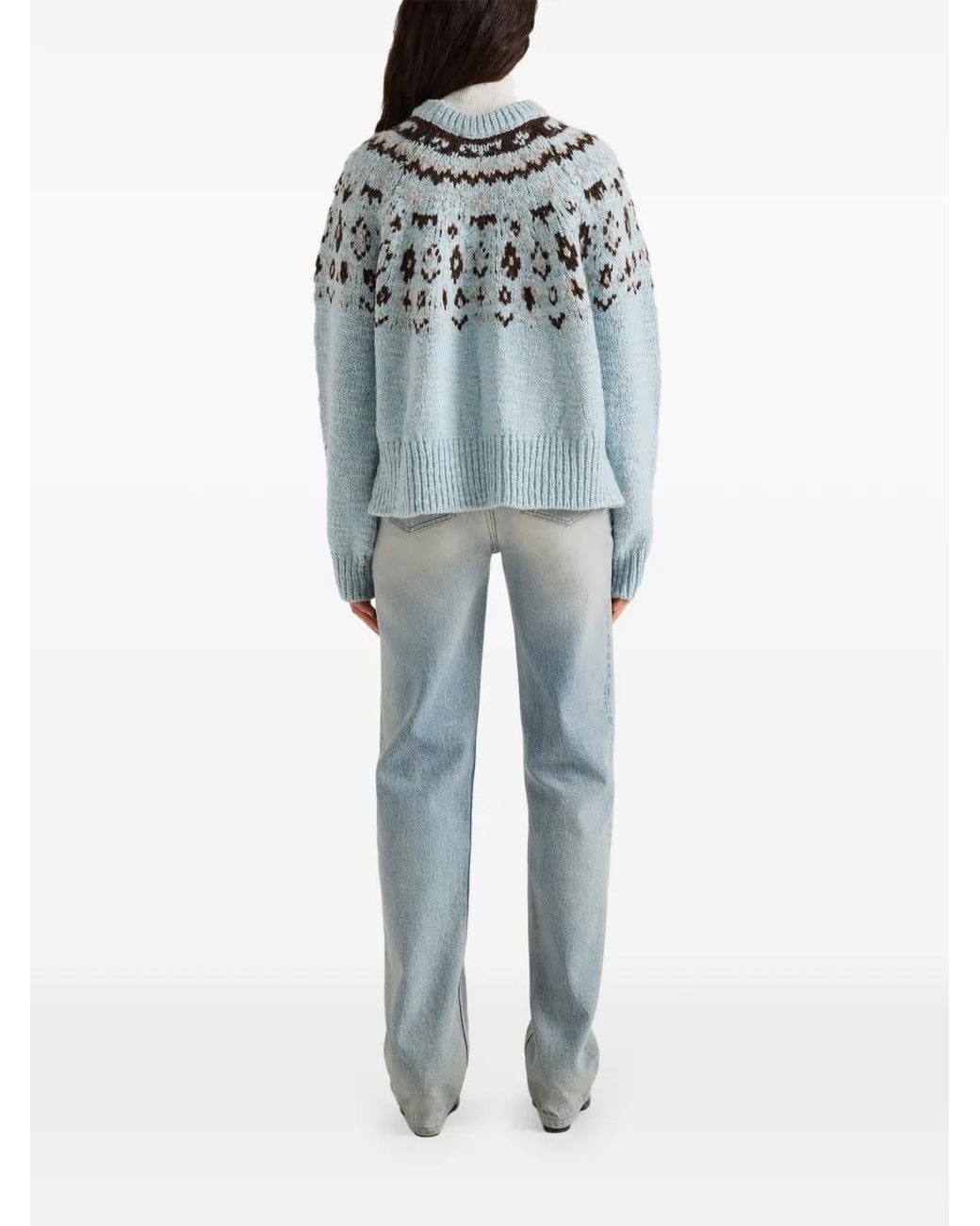 Proenza Schouler Blue Lizzy Sweater