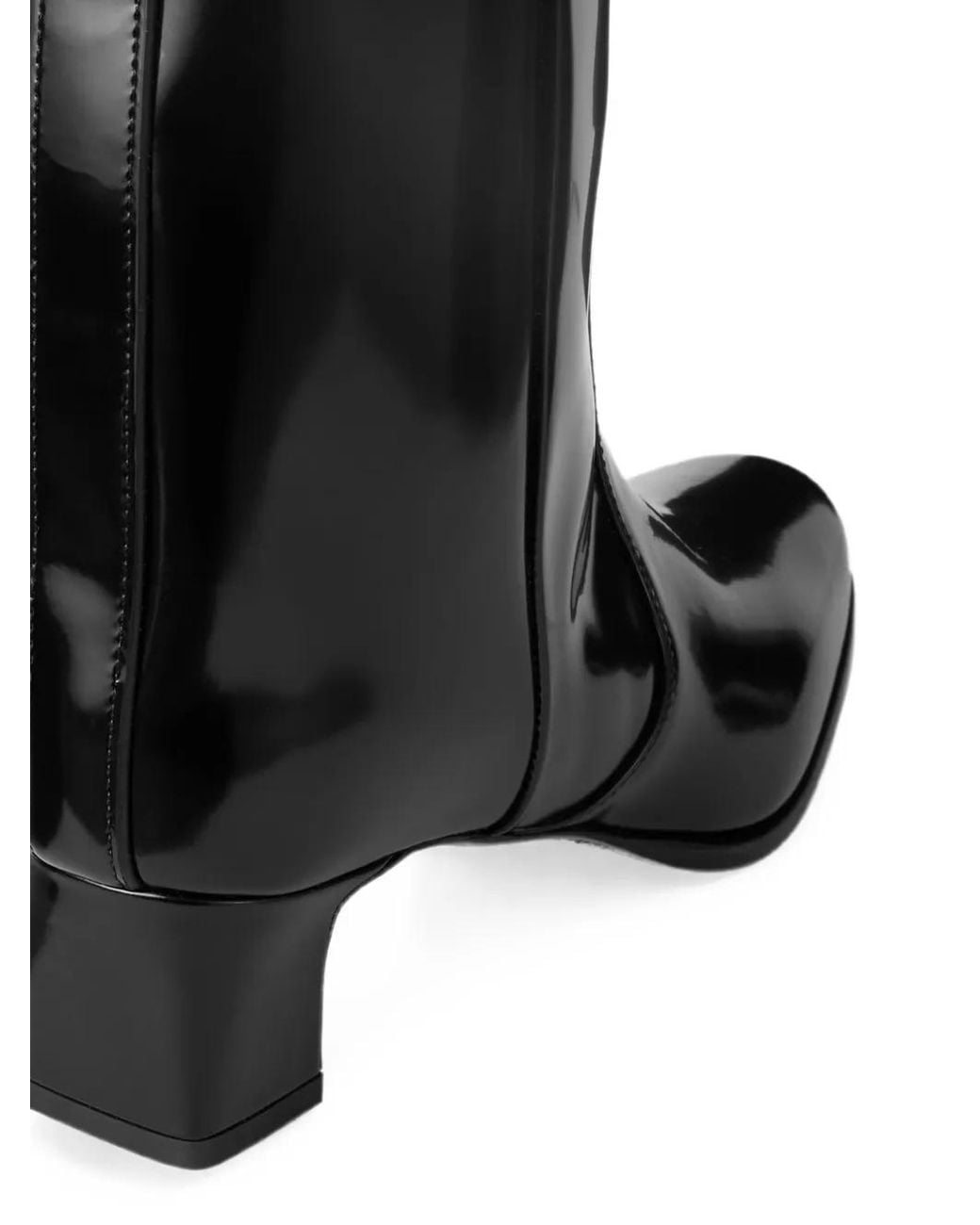 Jimmy Choo Black Caly Mid 45 Ankle Boots