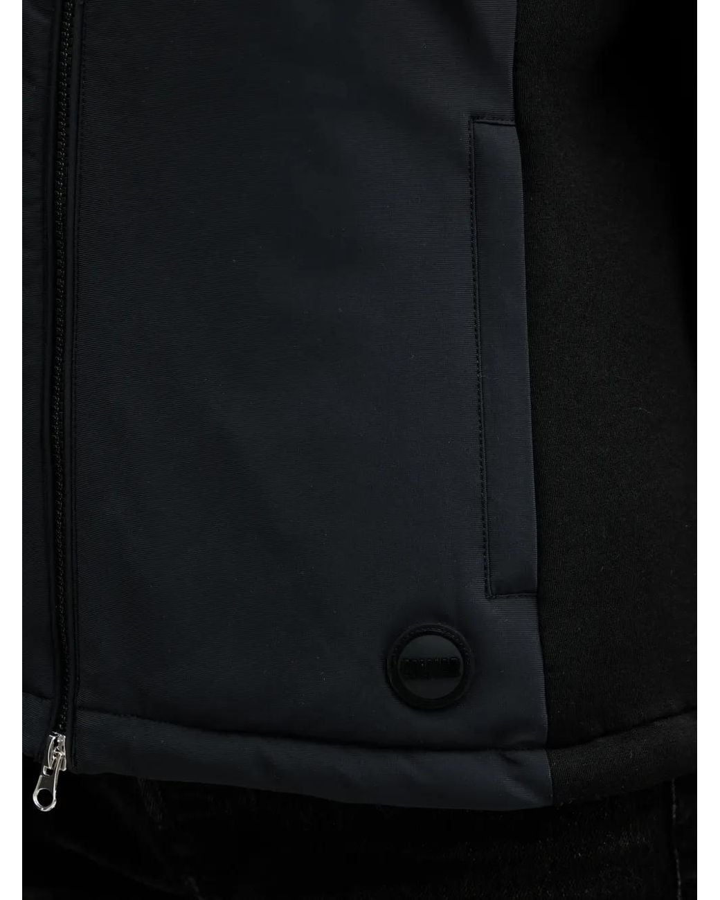 Colmar Black Hooded Zip Jacket