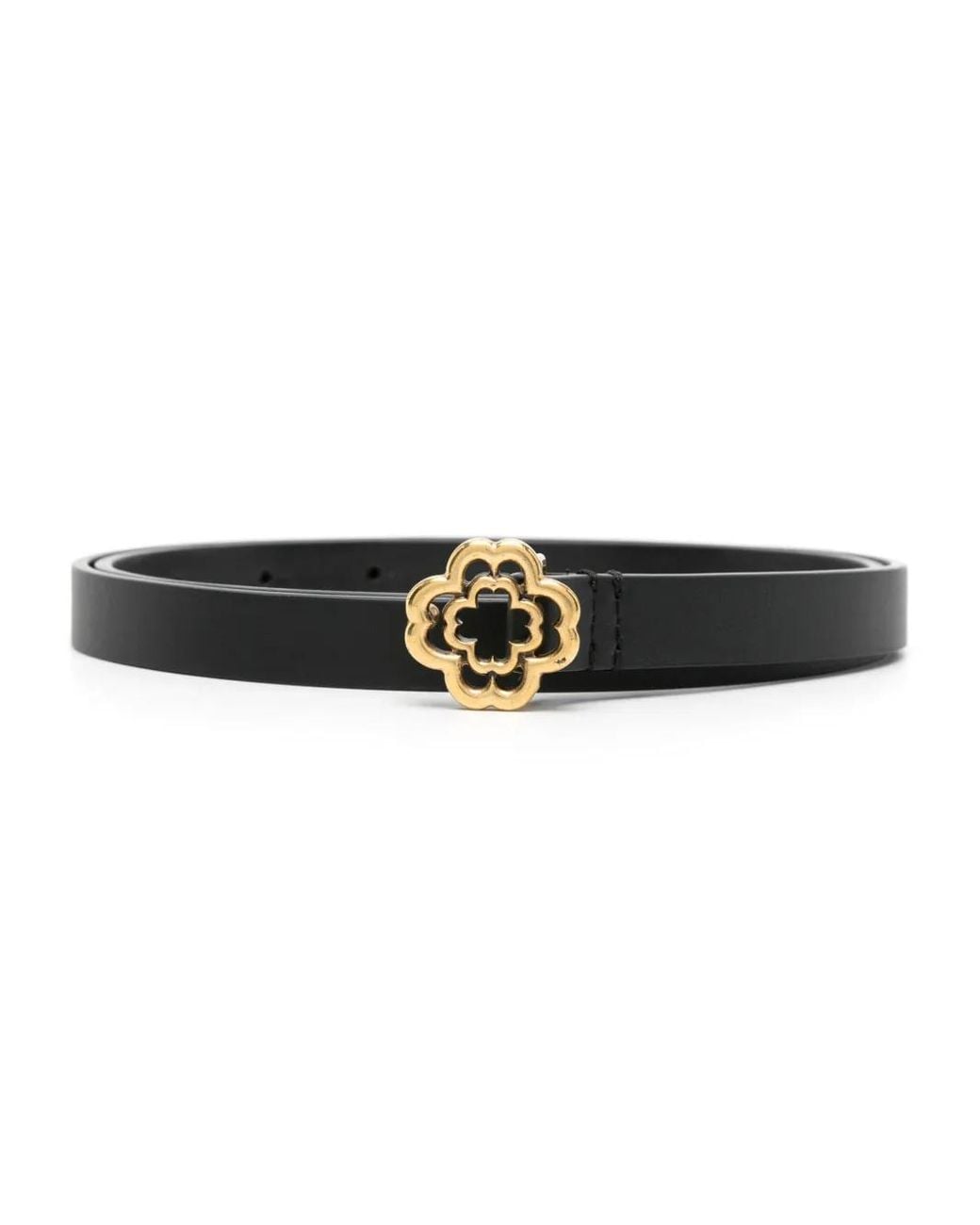 Maje Black Clover Slim Belt