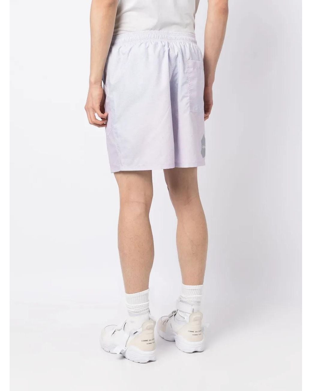 Objects IV Life Blue Graphic-Print Shorts for men