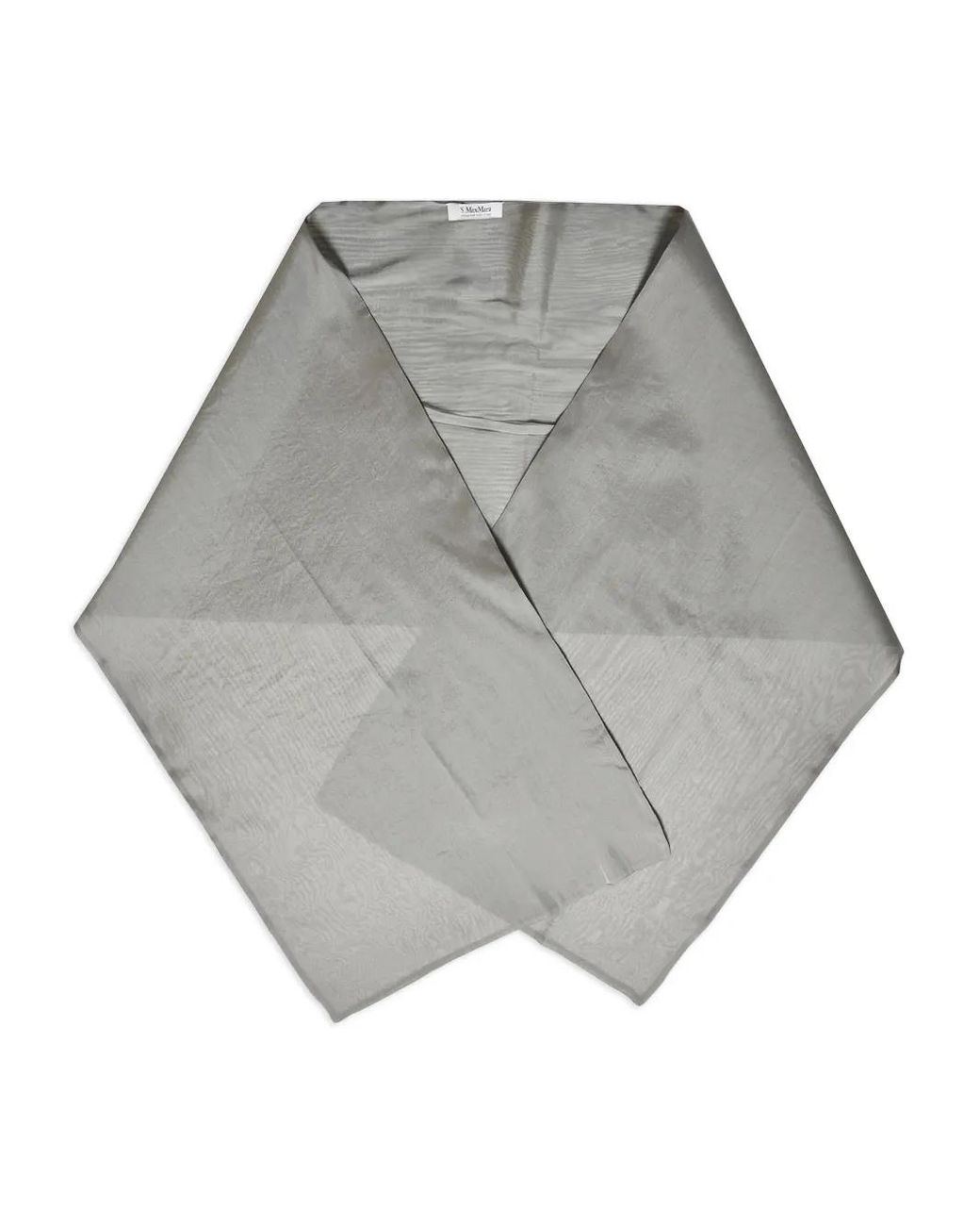 Écharpe À Design Géométrique Max Mara en coloris Gray