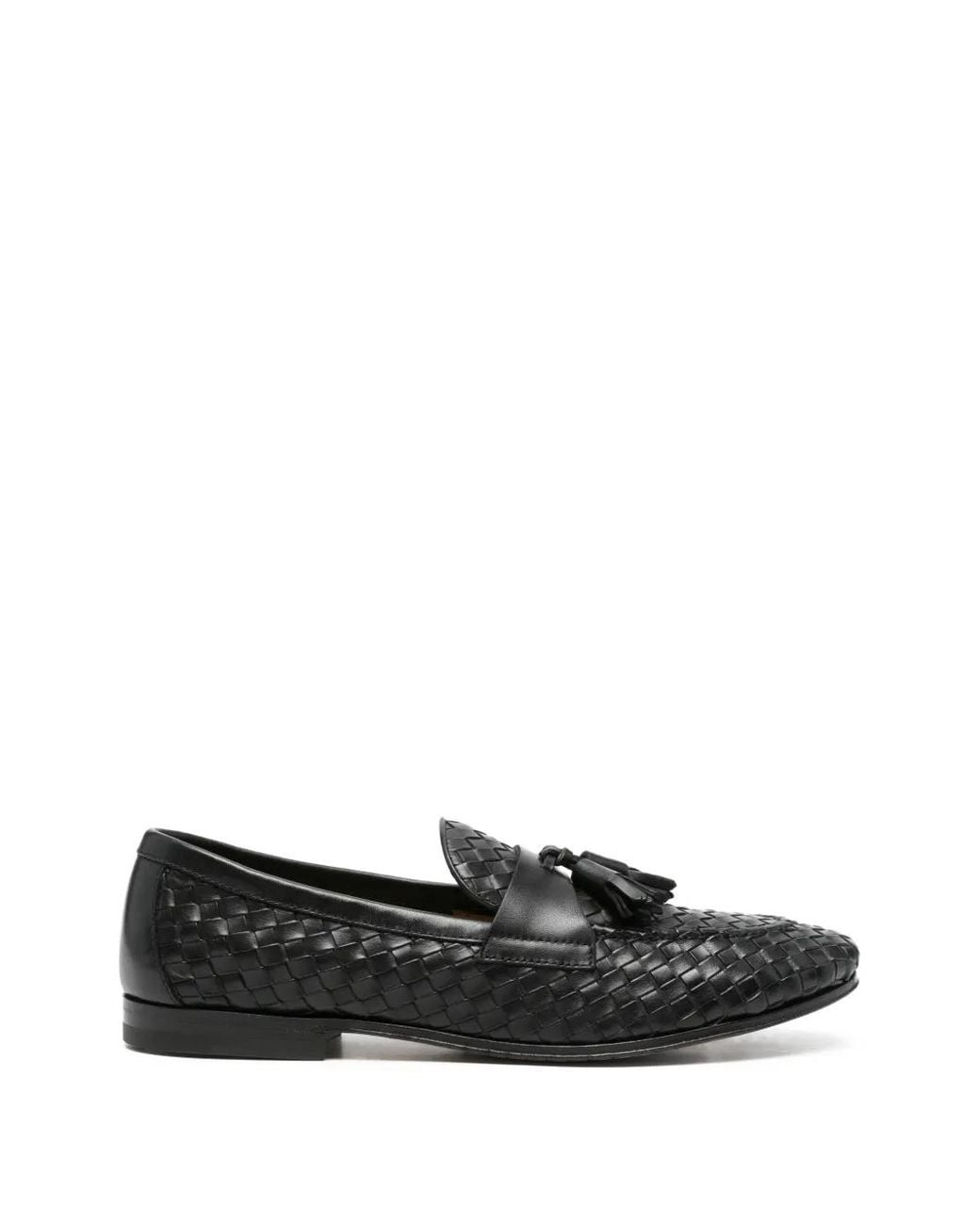 Henderson Black Tassel-Detail Loafers for men