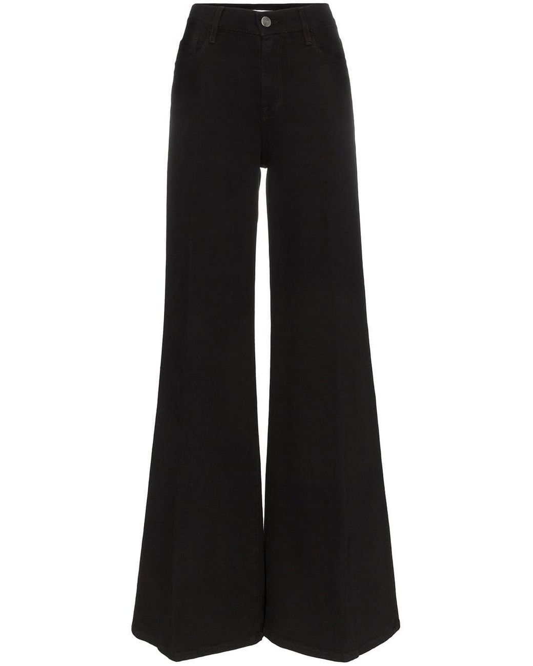 FRAME Denim Le Palazzo Wide-leg Jeans in Black - Save 9% - Lyst