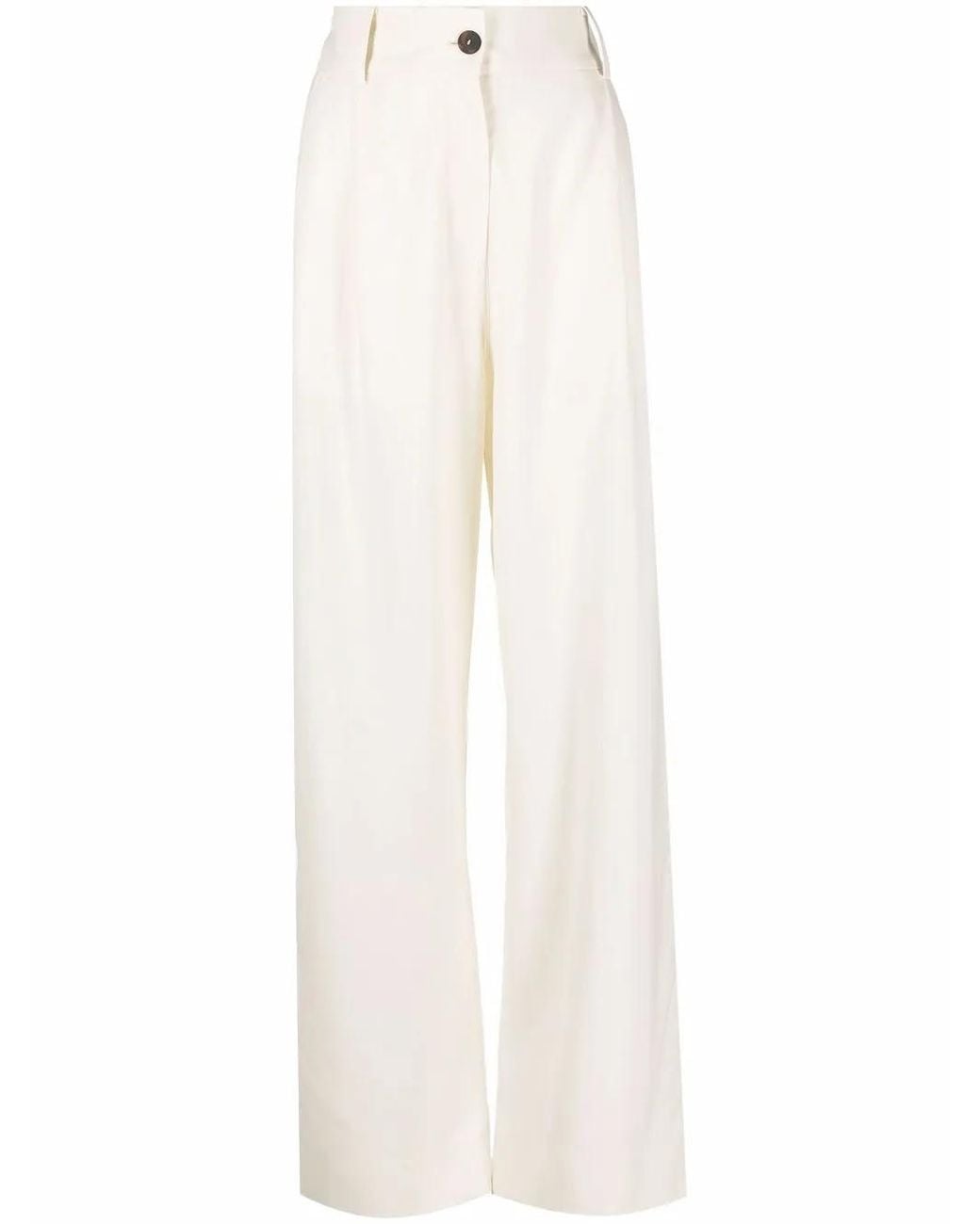 Studio Nicholson Multicolor High Waisted Straight Leg Trousers