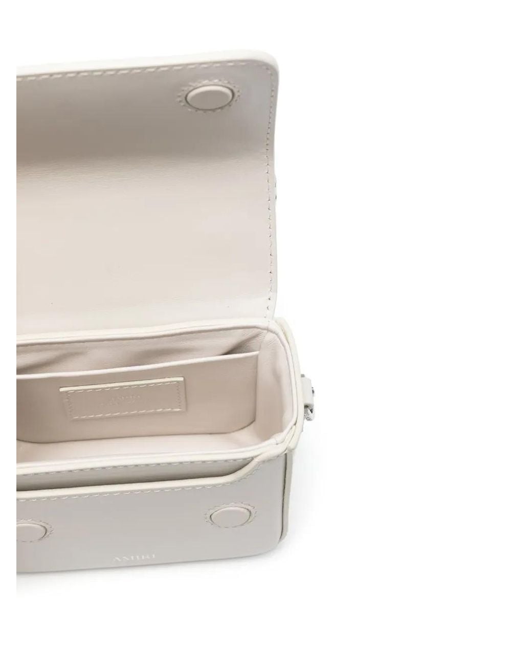 Amiri White Nano Ma Bandana-Embellished Tote Bag