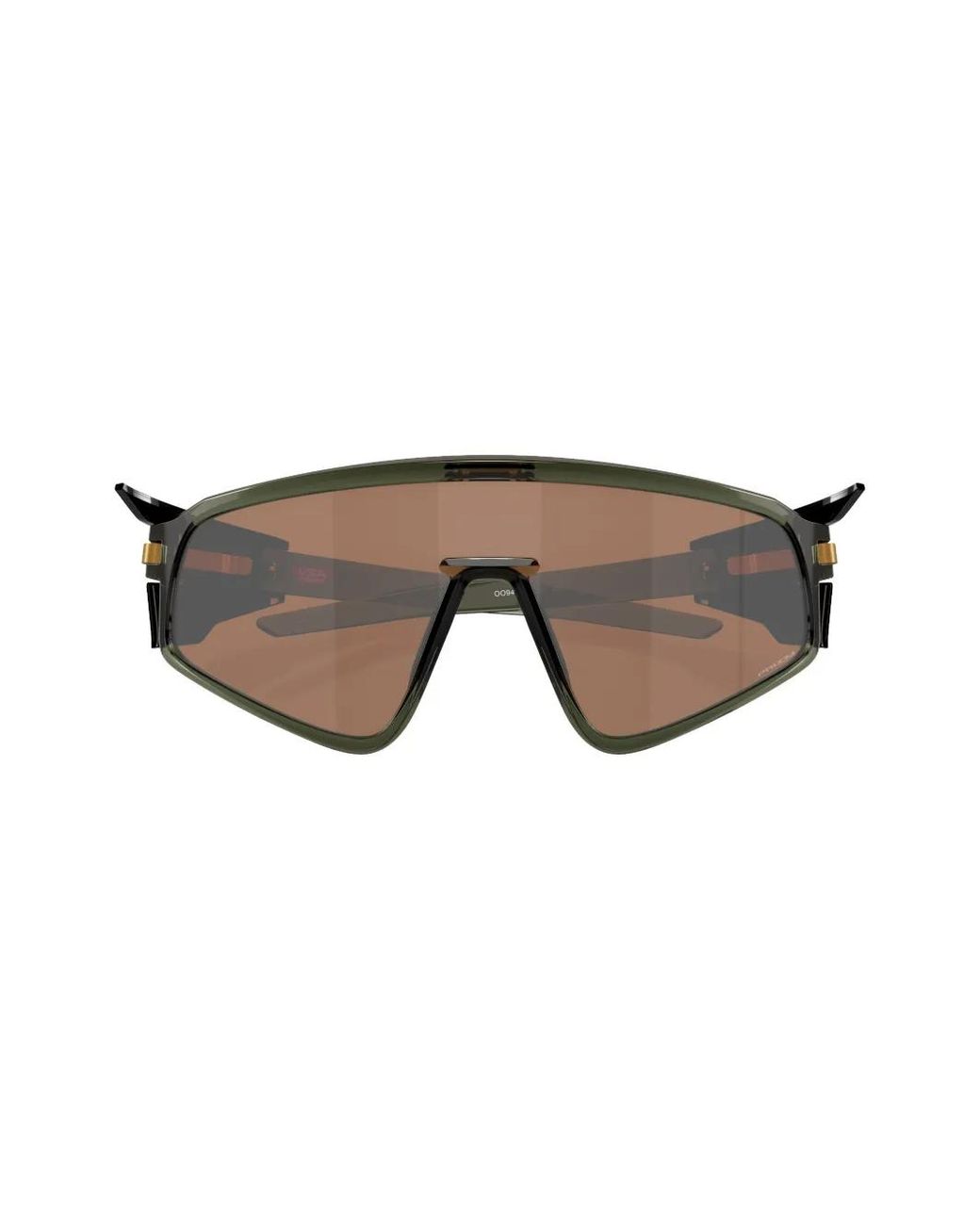 Oakley Green Latch Panel Shield-Frame Sunglasses