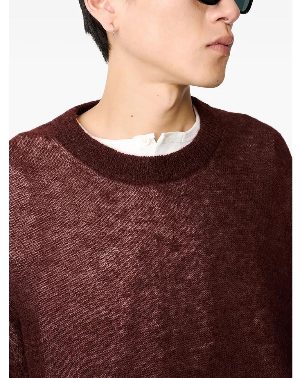 Studio Nicholson Brown Gulf Sweater for men