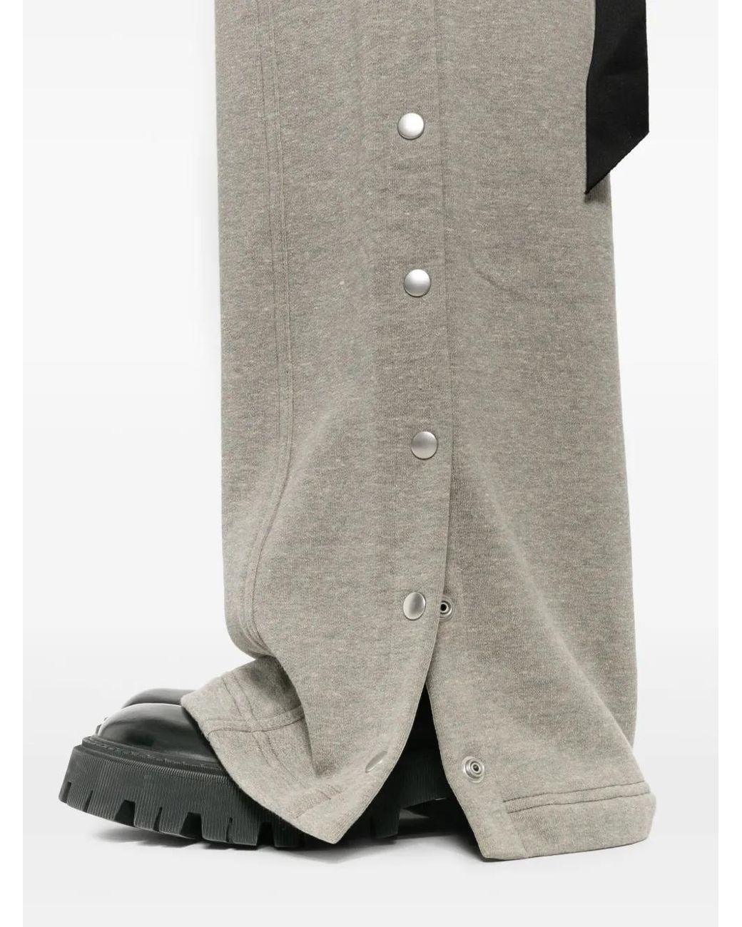 Rick Owens Gray Drawstring Trousers