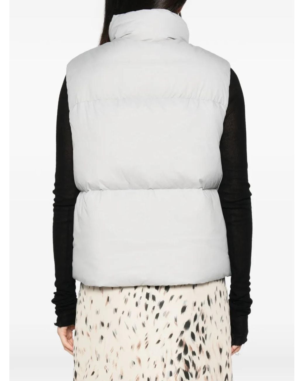 Canada Goose White Quilted Gilet
