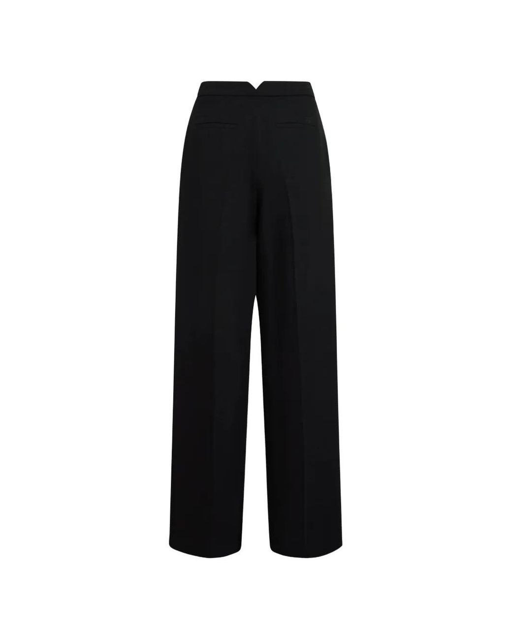 Karl Lagerfeld Black Kl Studio Wide-Leg Trousers