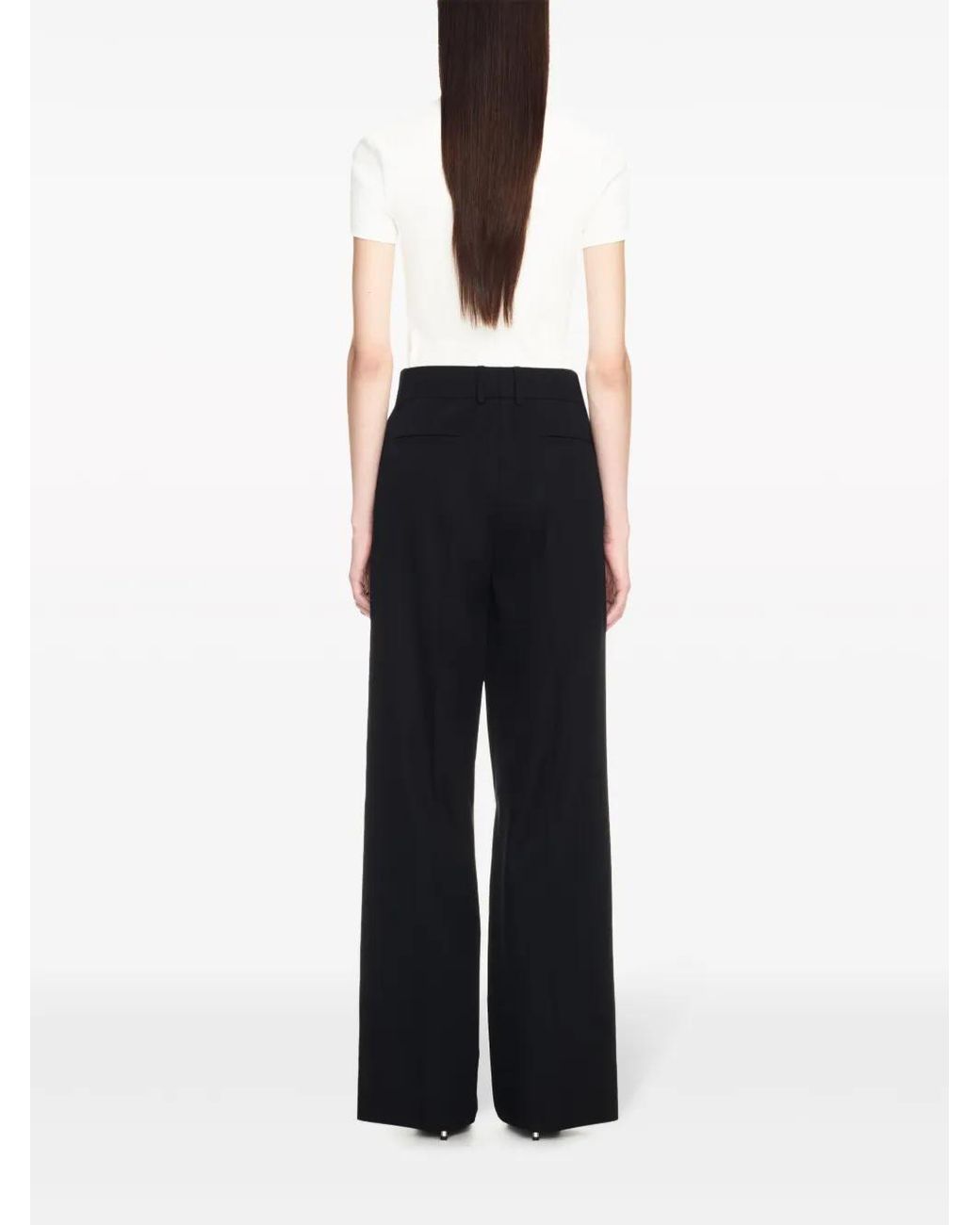 Off-White c/o Virgil Abloh Blue Formal Over Wool Trousers