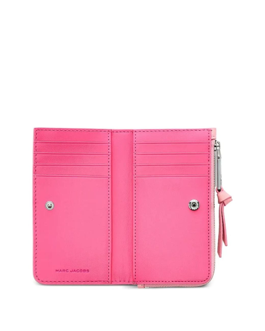 Marc Jacobs Pink The Leather Slim Wallet