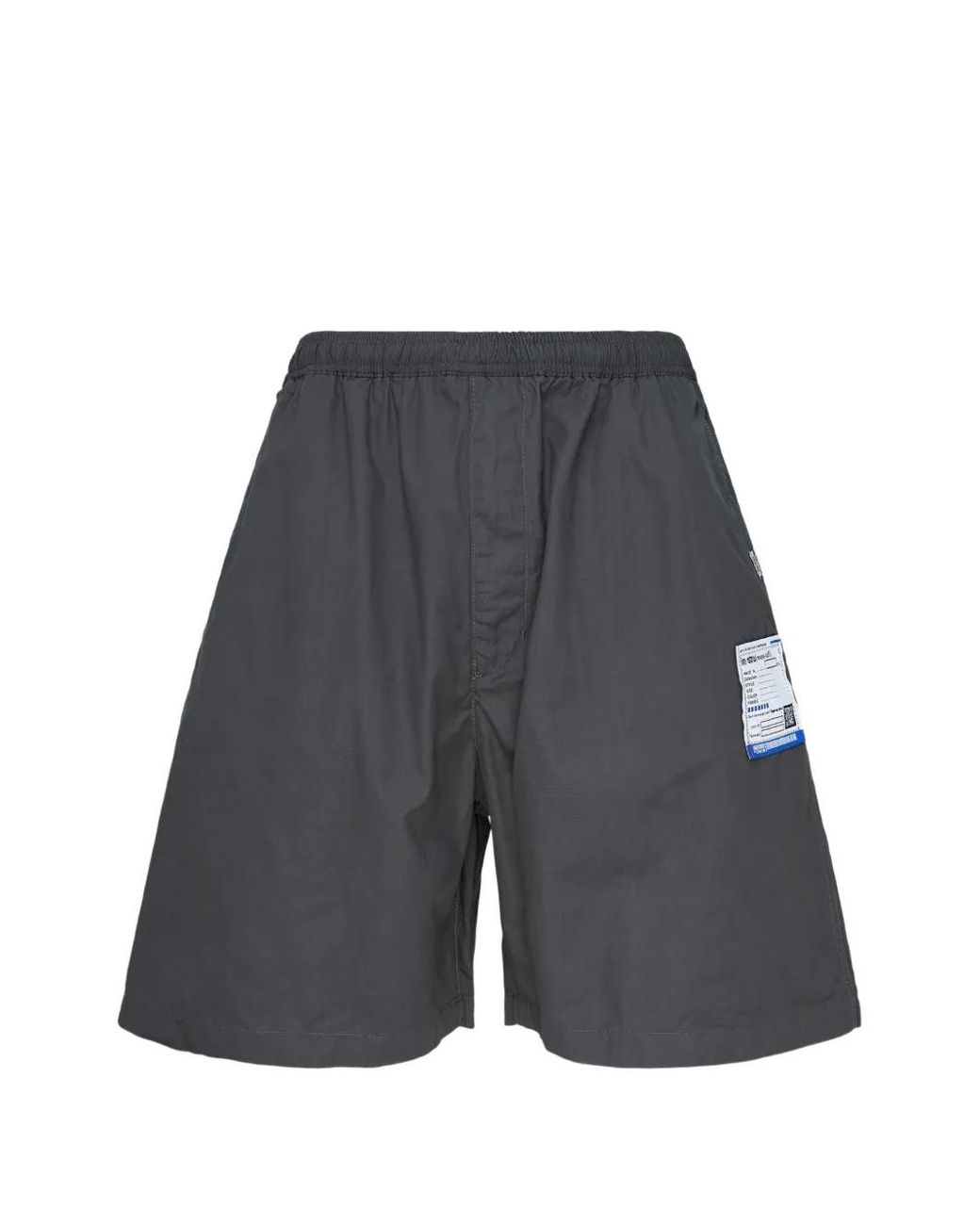 Maison Mihara Yasuhiro Gray Cotton Oxford Easy Shorts for men