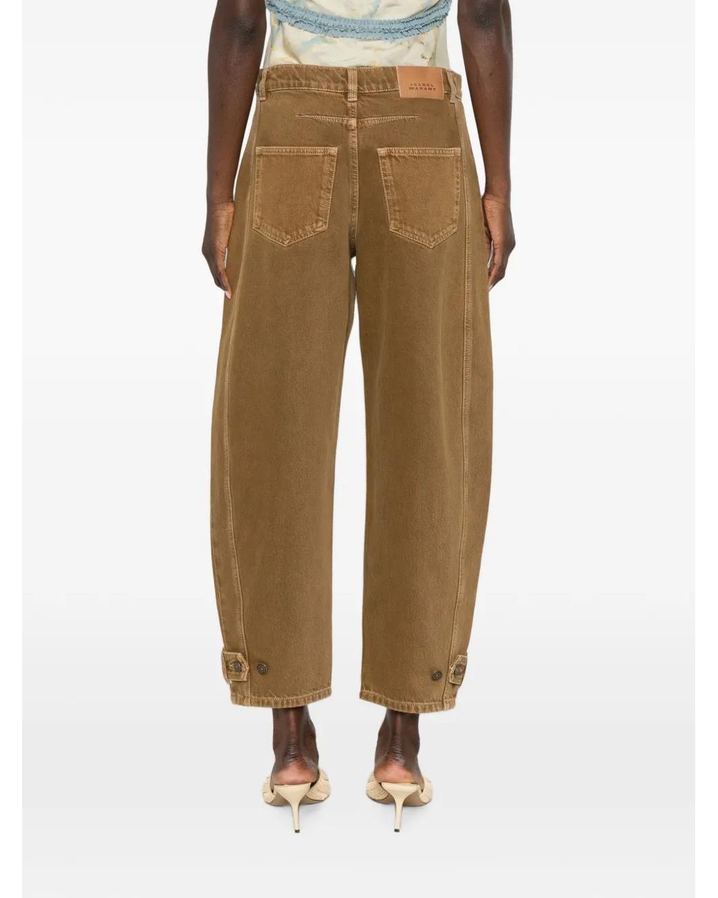 Isabel Marant White Leja Denim Jeans