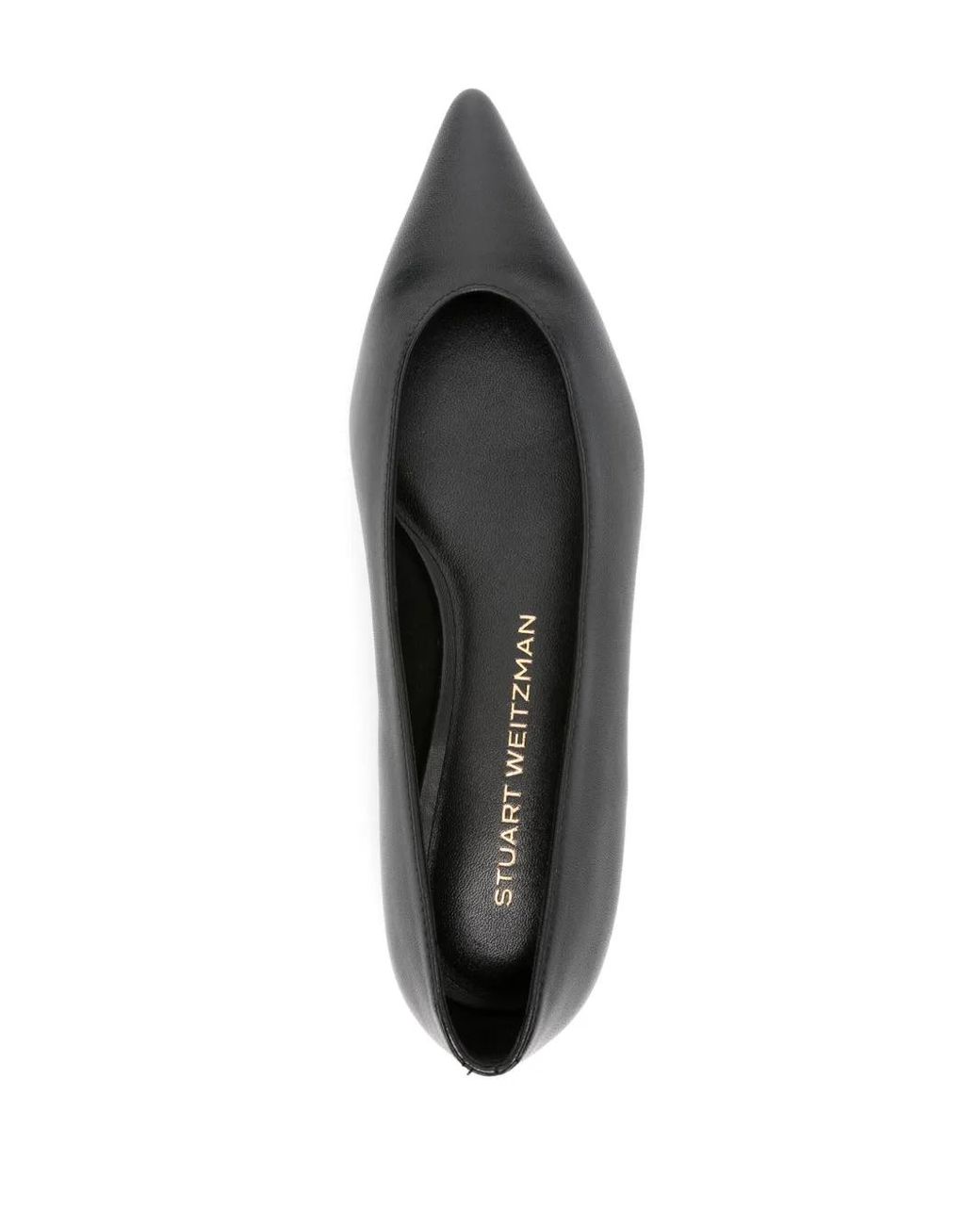 Stuart Weitzman Black Lina Flat Shoes