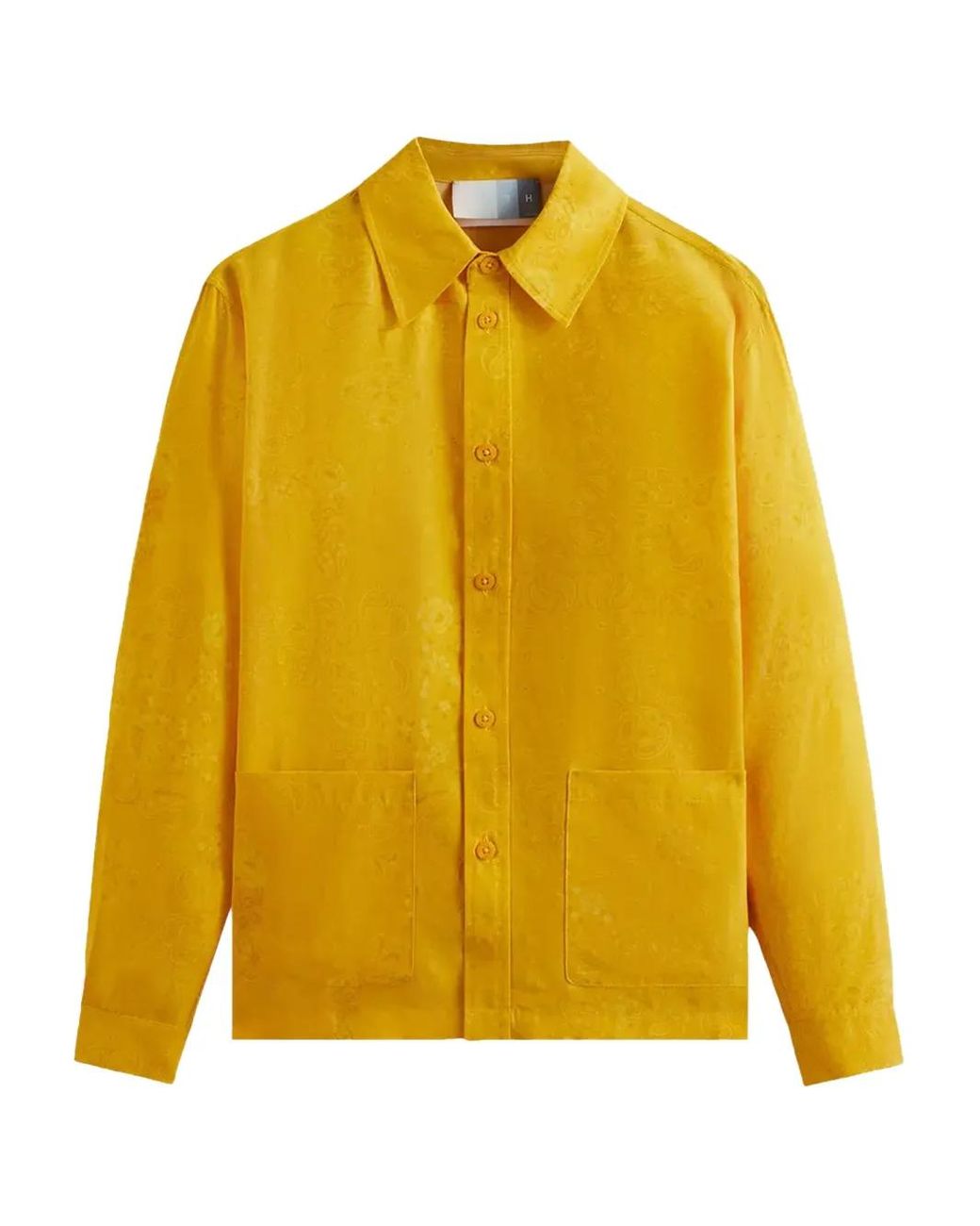 Giacca-Camicia Opulence di Kith in Yellow da Uomo