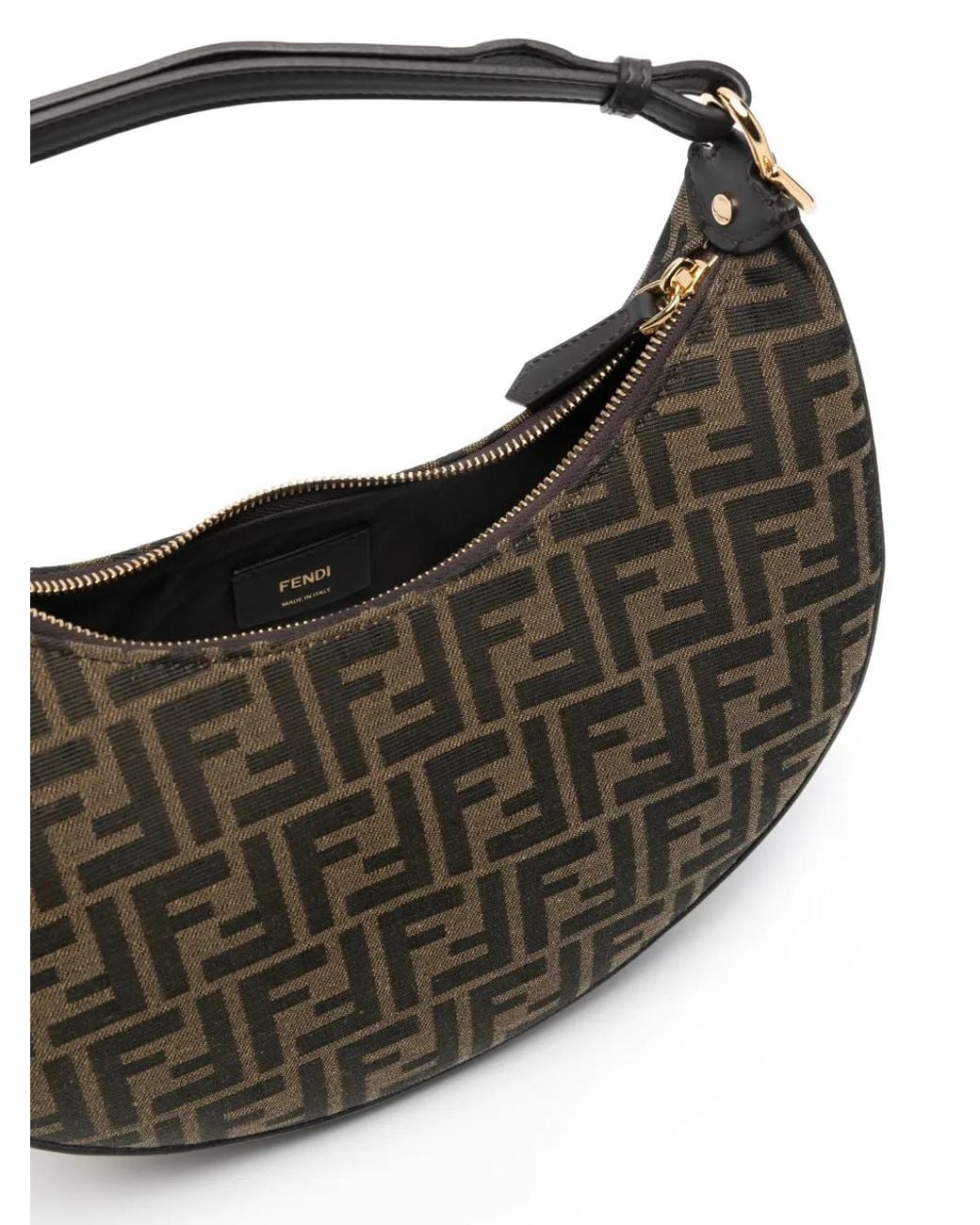 Fendi Gray Graphy Small