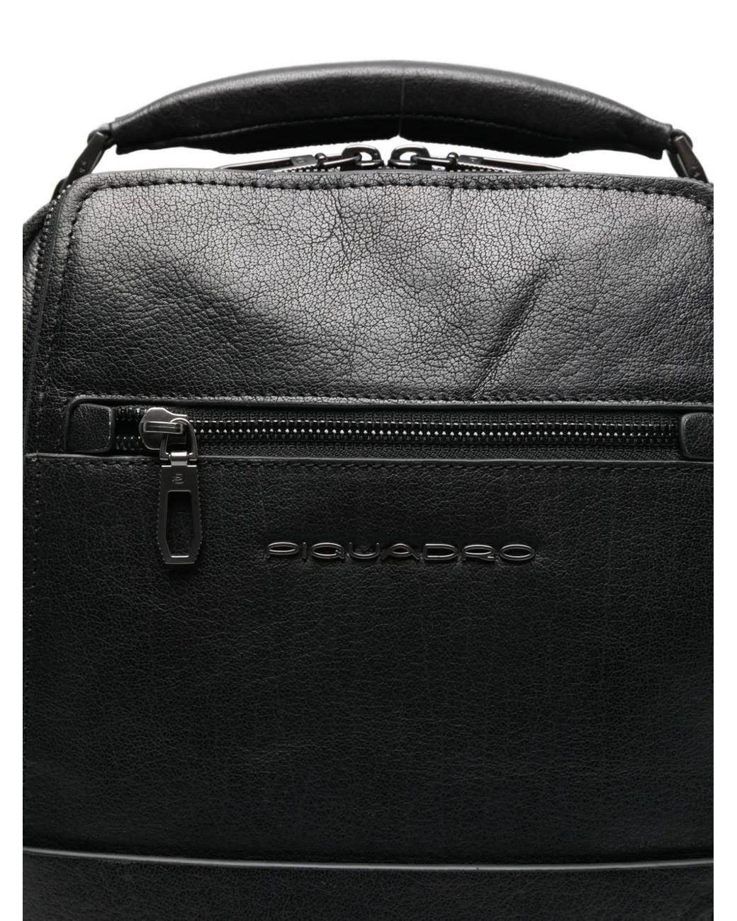 Piquadro Black Sac À Dos Solm En Cuir for men