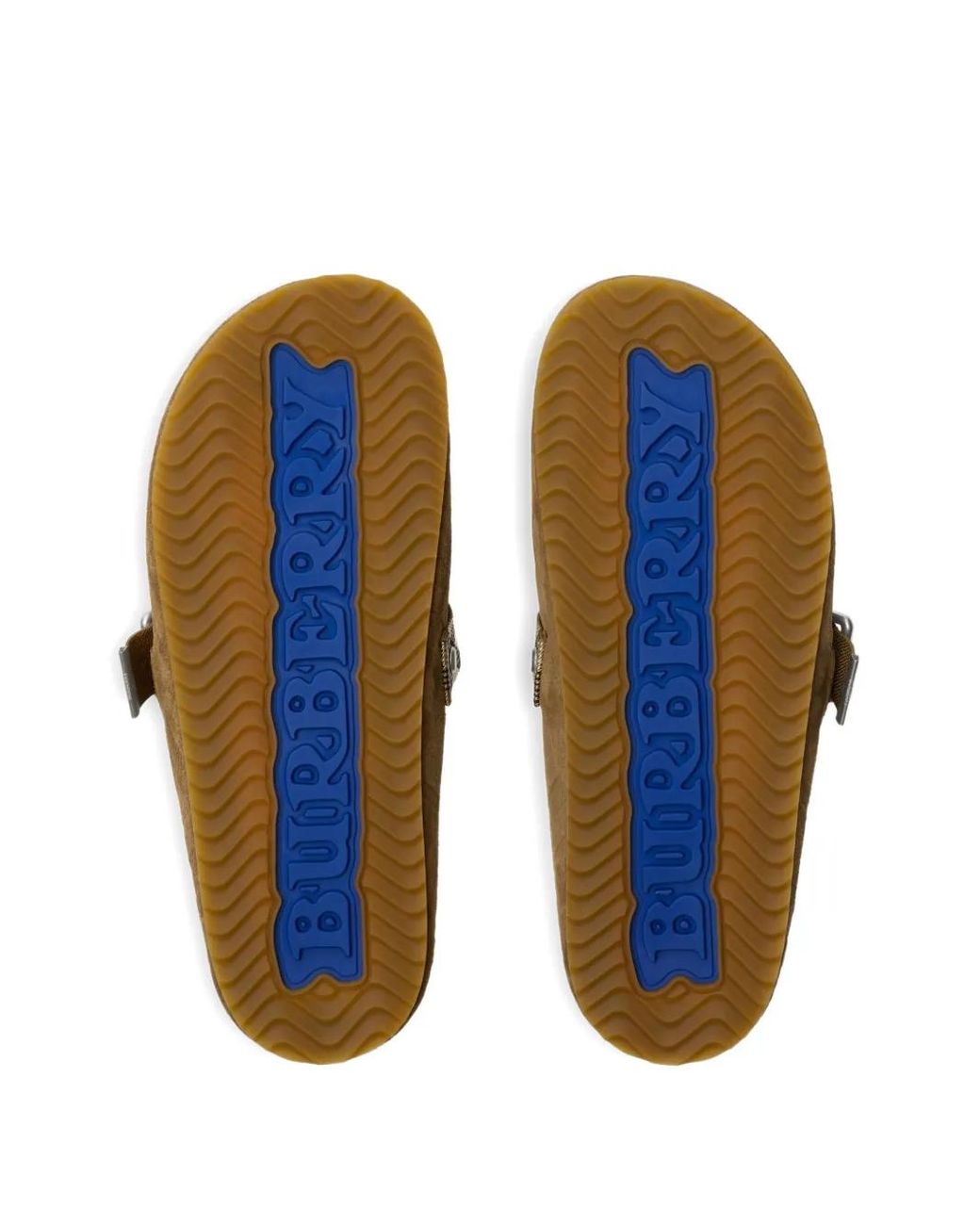 Burberry Brown Check Suede Urchin Clogs