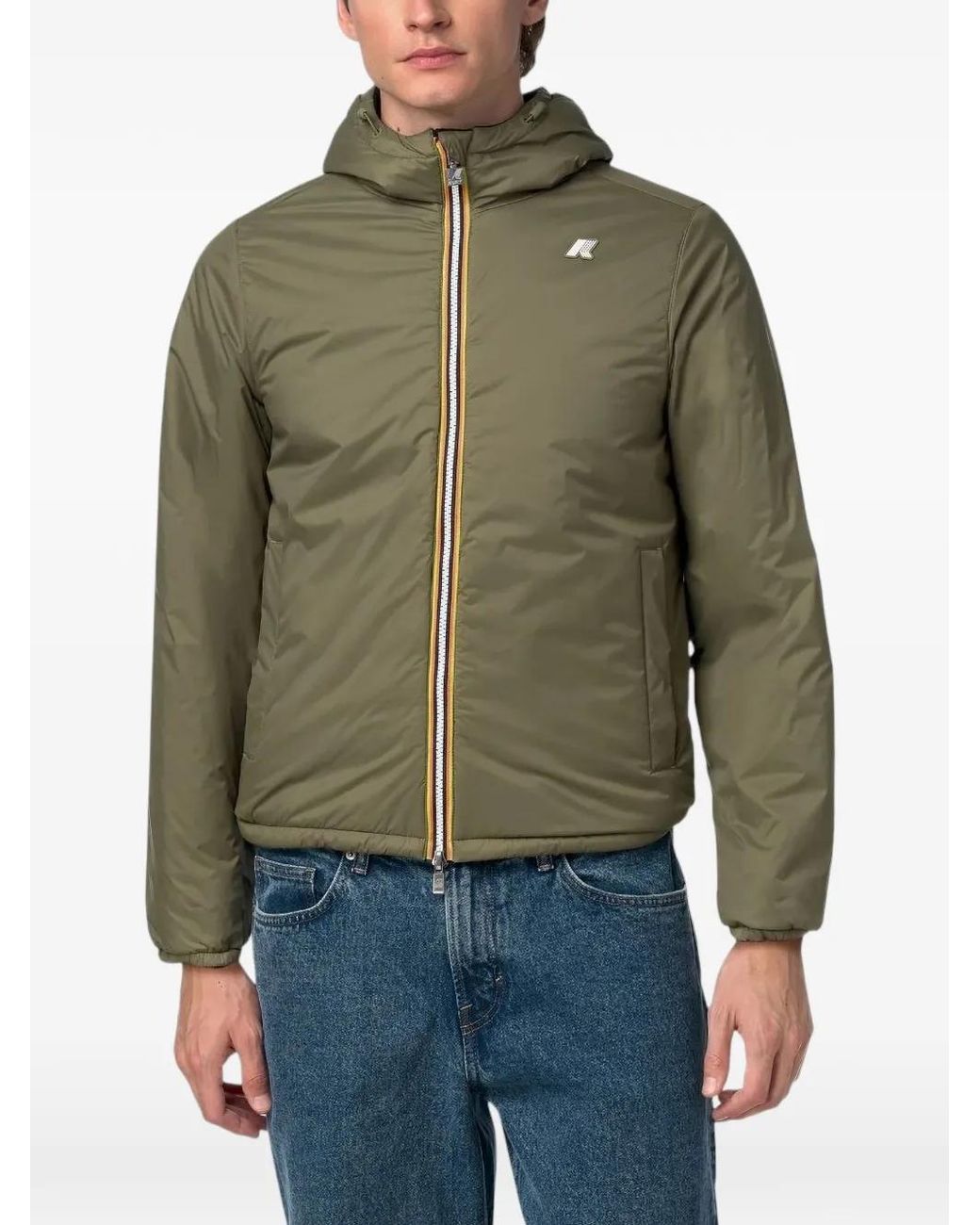 K-Way Black Jack Spader Reversible Jacket for men