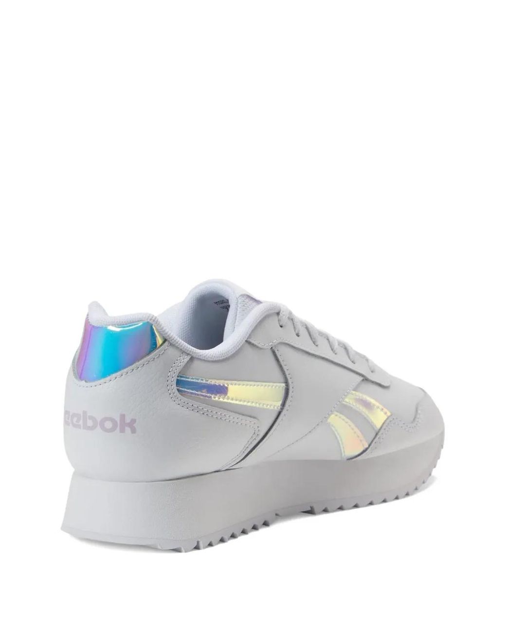 Reebok White Lace-Up Sneakers