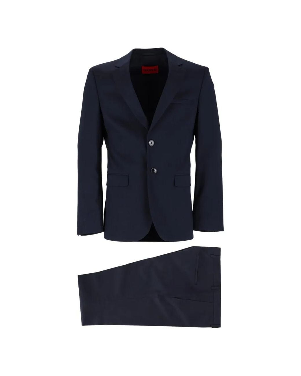 HUGO Blue Single-Breasted Suit for men