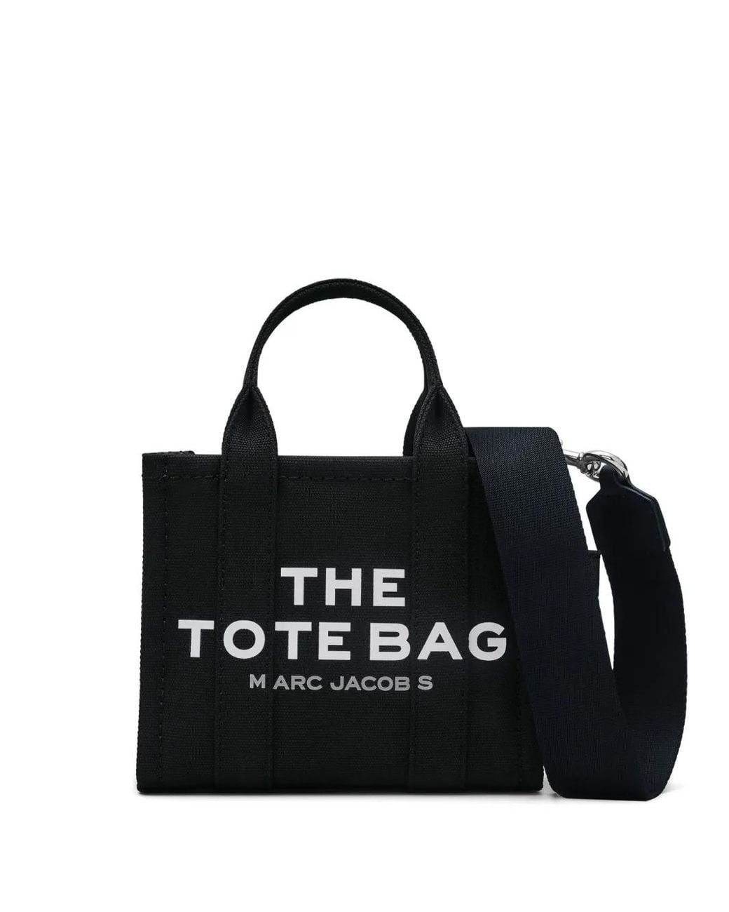 Marc Jacobs Black The Tote Bag Canvas Crossbody Bag