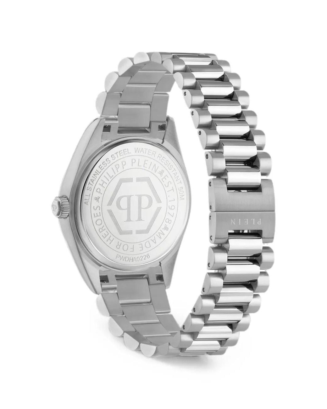 Philipp Plein Blue Date Superlative Monogram 40Mm Watch for men