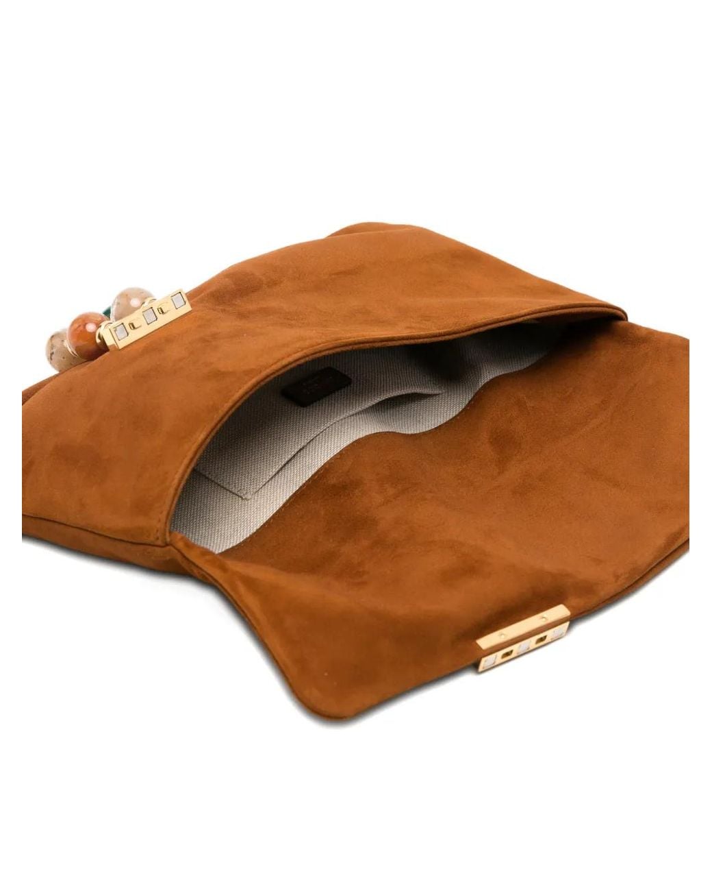 Jimmy Choo Brown Zandra Clutch Bag