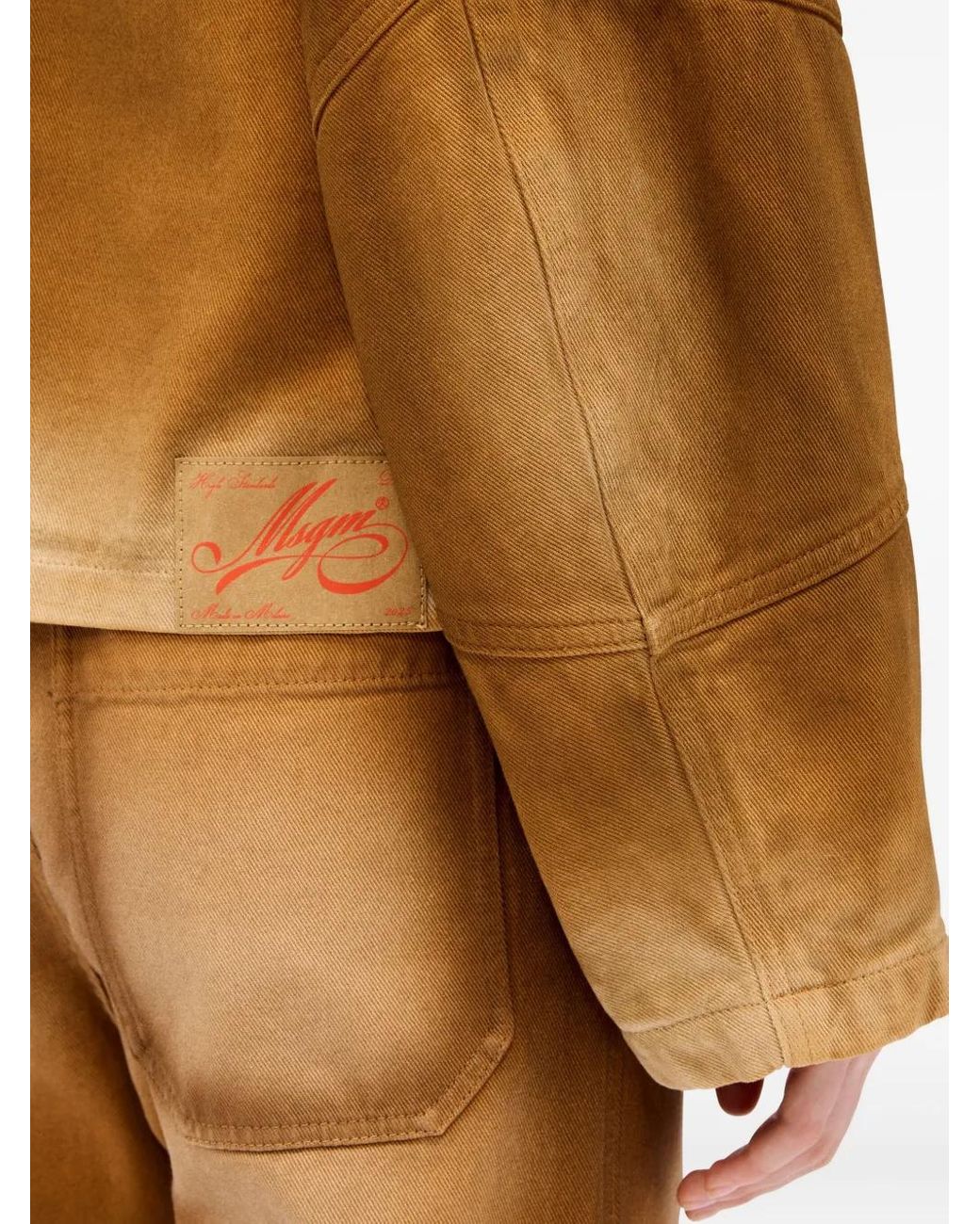 MSGM Natural Patch-Pocket Jacket