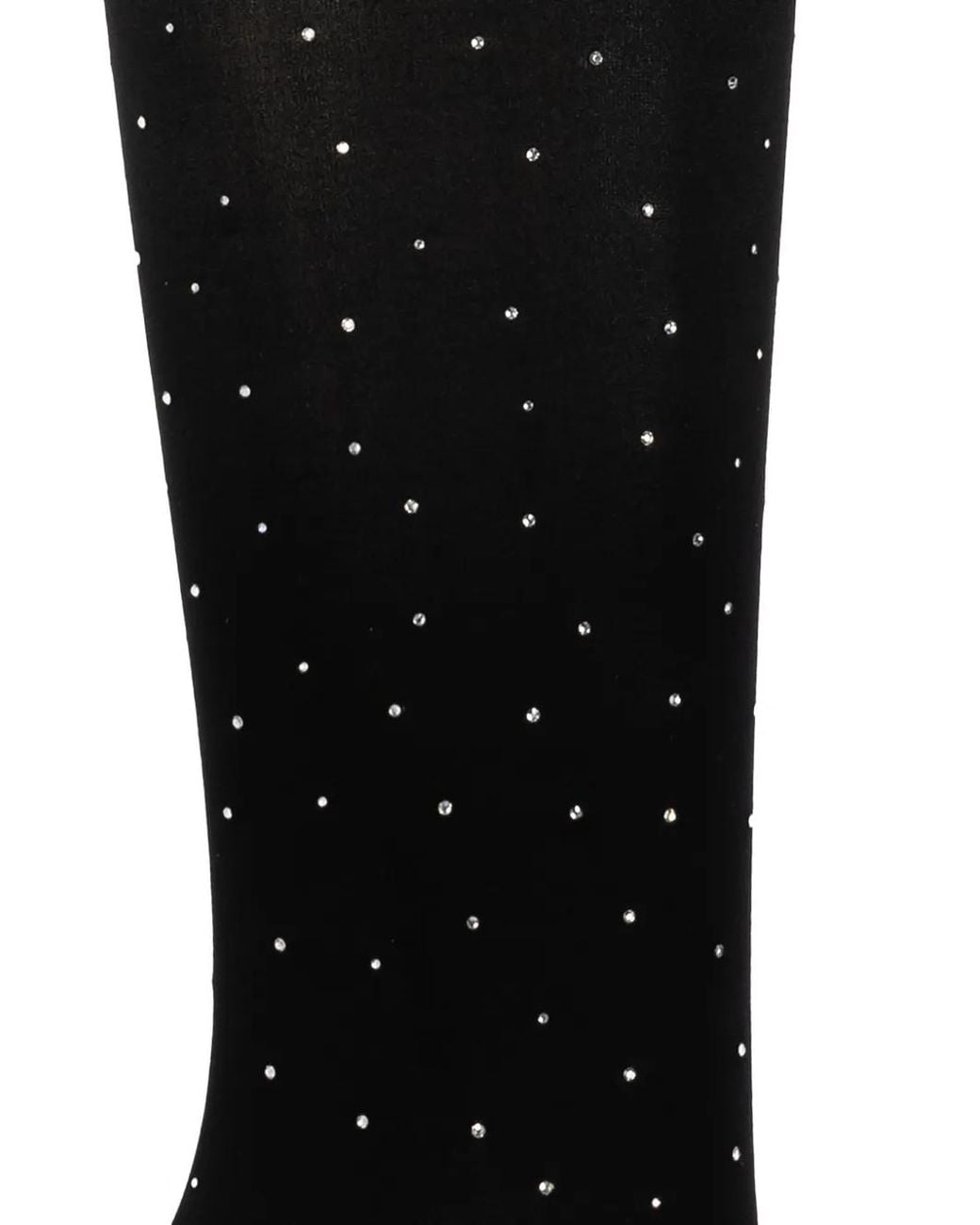 Heist Black Scattered Crystal Tights