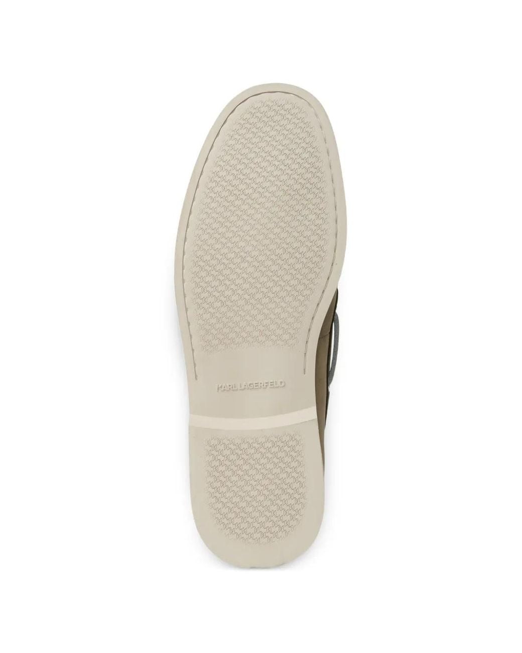 Karl Lagerfeld Green Kori Tri-Color Boat Shoes for men