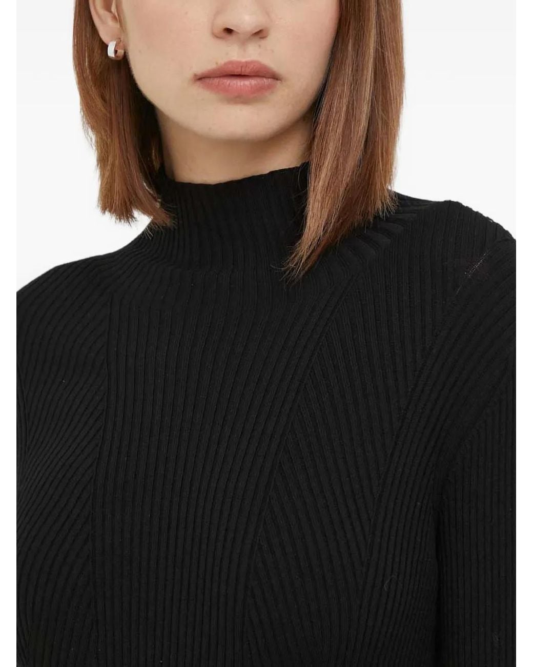 Joop! Black Stand-Up Collar Sweater