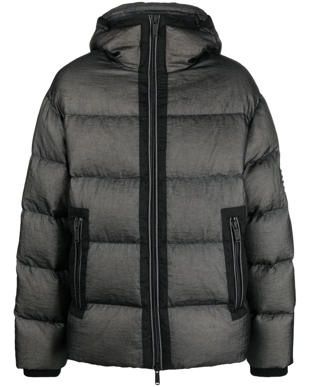 DSquared² Zipped Puffer Jacket Black for men