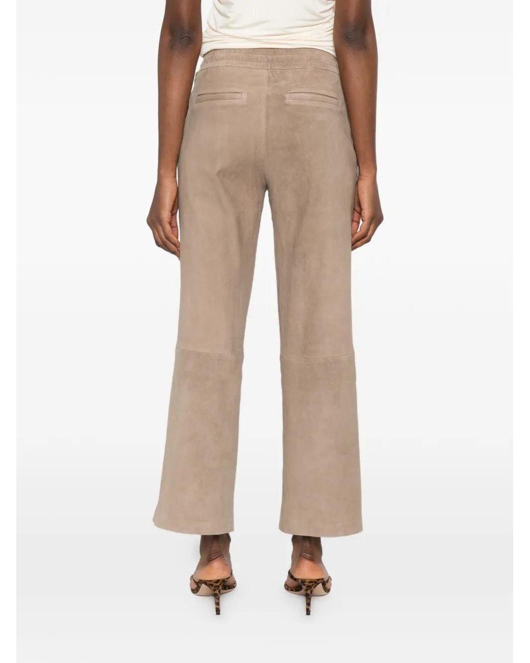 Arma White Drawstring Trousers