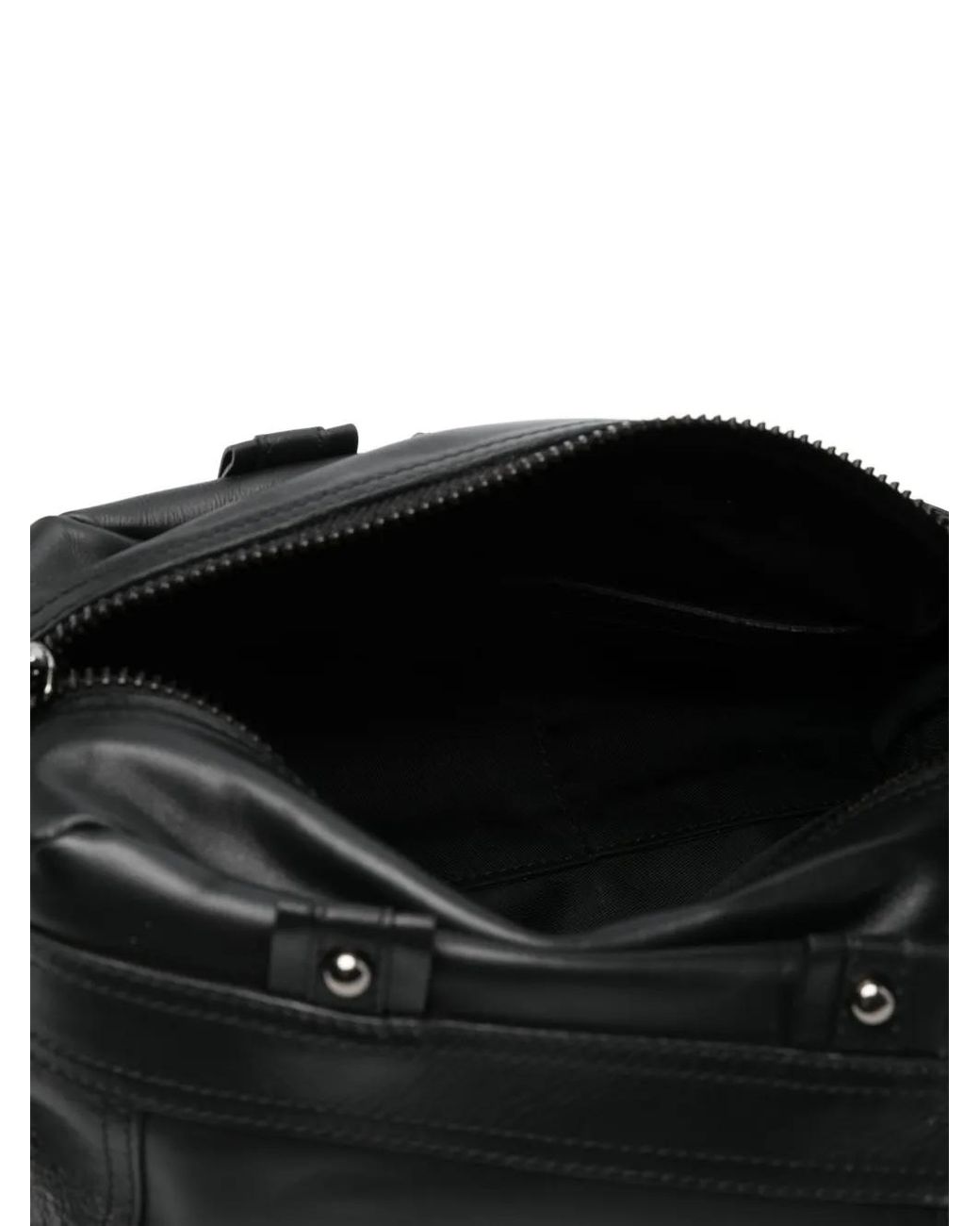 OTTOLINGER Black Leather Shoulder Bag