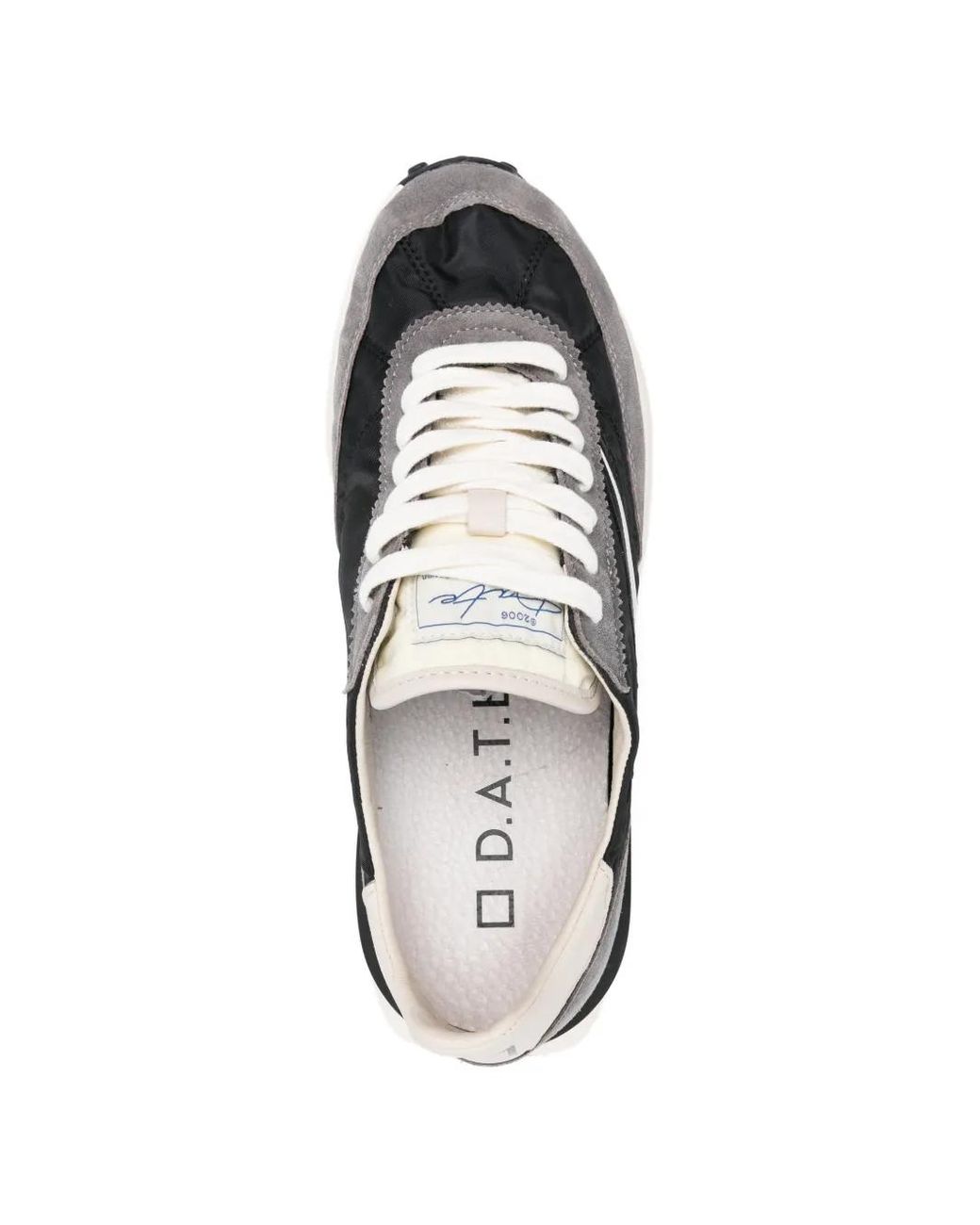 Date White Suede Sneakers for men