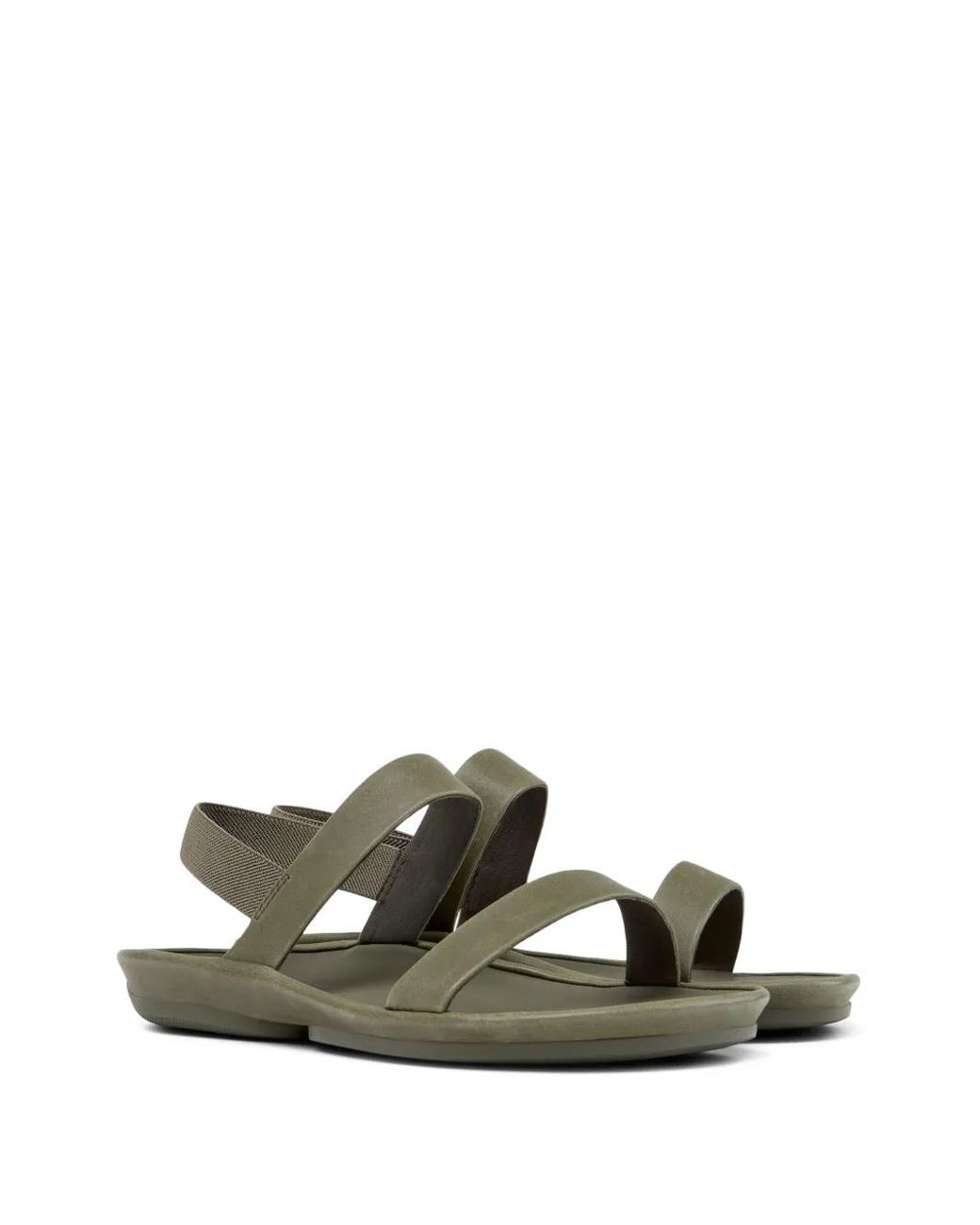 Camper Metallic Right Isla Leather Sandals