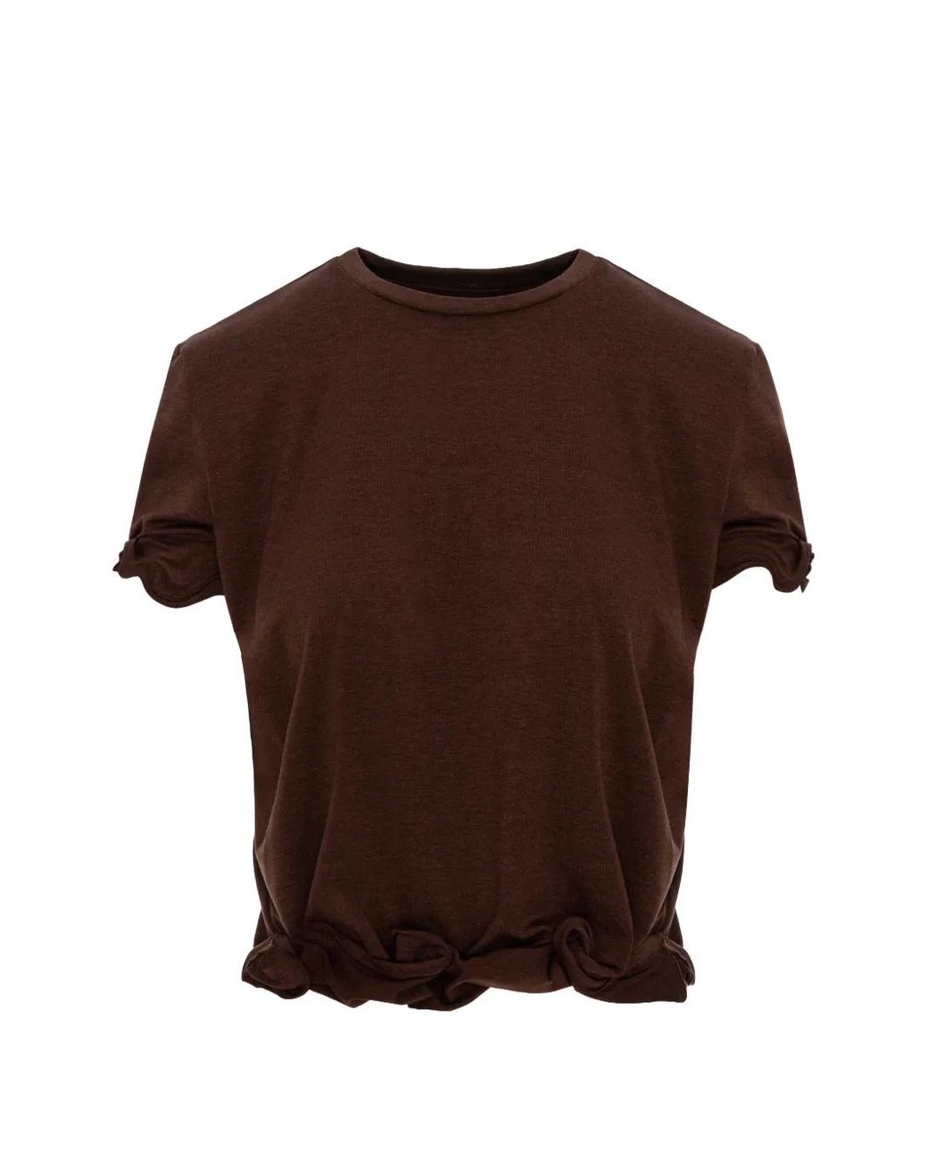 SEEN USERS Brown Twombly Bloom T-Shirt
