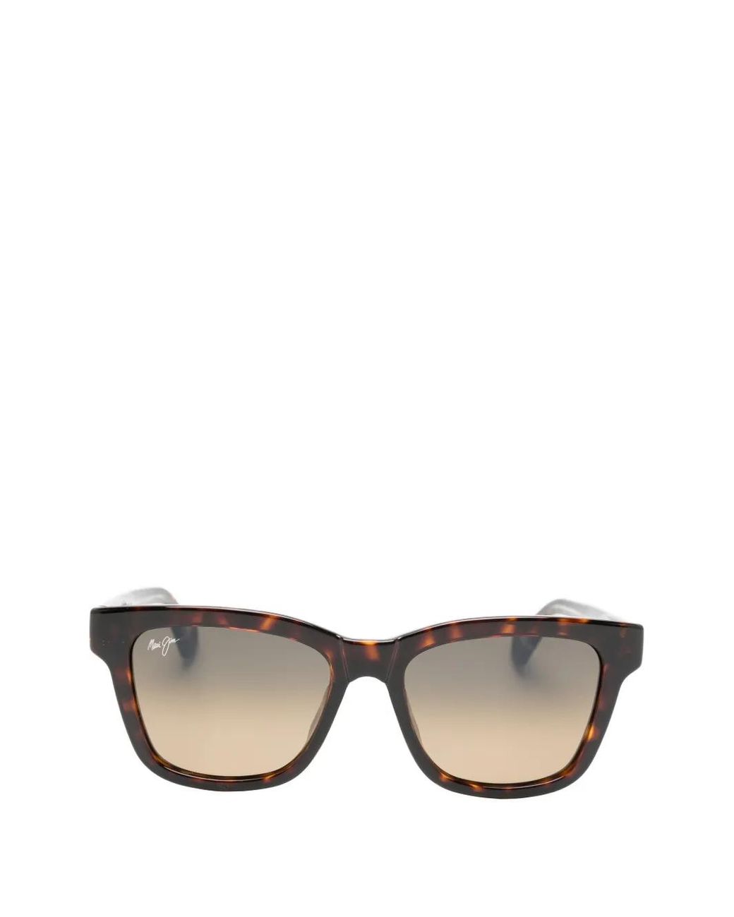 Maui Jim Gray Tortoiseshell-Effect Square-Frame Sunglasses for men
