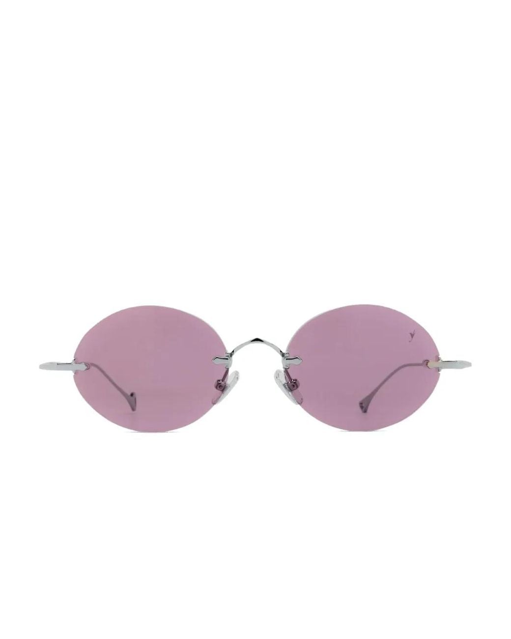 Eyepetizer Purple Wilmot Round-Frame Sunglasses
